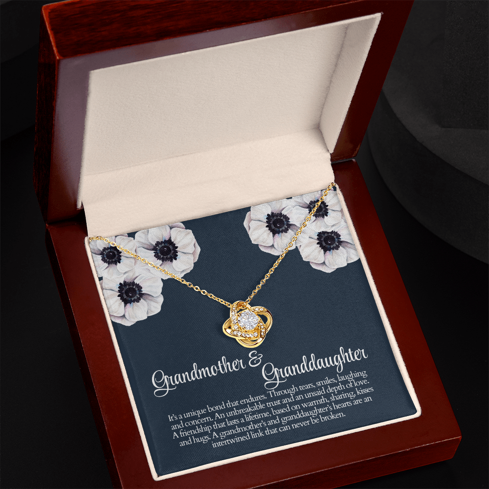Grandmother And Granddaughter a Unique Bond That Endures Love Knot Necklace