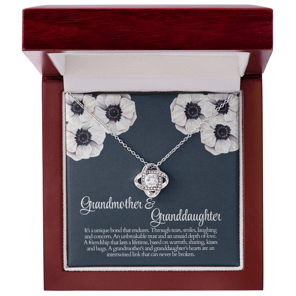 Grandmother And Granddaughter a Unique Bond That Endures Love Knot Necklace