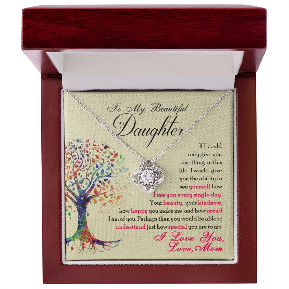 To My Beautiful Daughter Necklace, You Are Special To Me