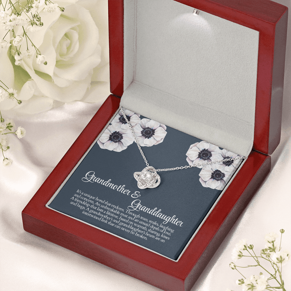 Grandmother And Granddaughter a Unique Bond That Endures Love Knot Necklace