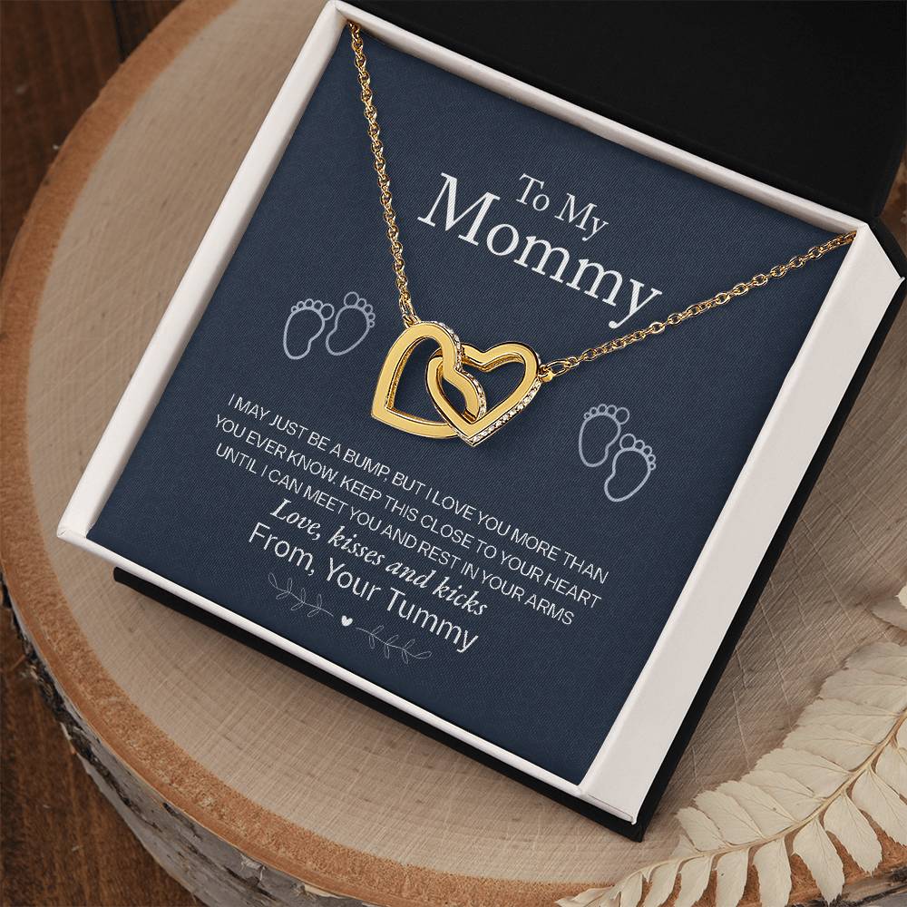 To My Mommy Necklace, Love From Your Tummy