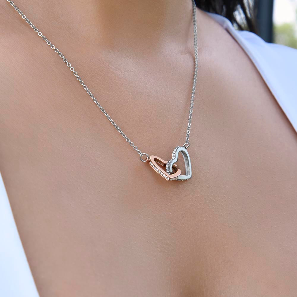 Mom Interlocking Hearts Necklace – “All That I Am”