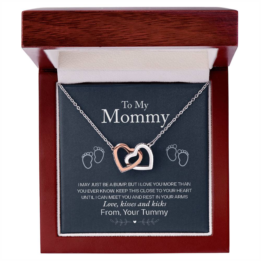 To My Mommy Necklace, Love From Your Tummy